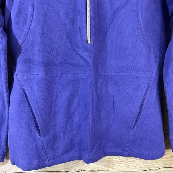 TOMMY BAHAMA 🌴 Women’s Aruba Half-Zip Pullover Royal Blue/Purple - Picture 6 of 7